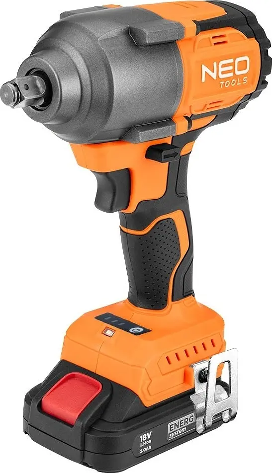 Гайковерт ударний Neo Tools Energy+ 18В безщітковий 2400 об/хв 850 Нм 1/2" 3 швидкості 1.8 кг без АКБ та ЗП - фото 6