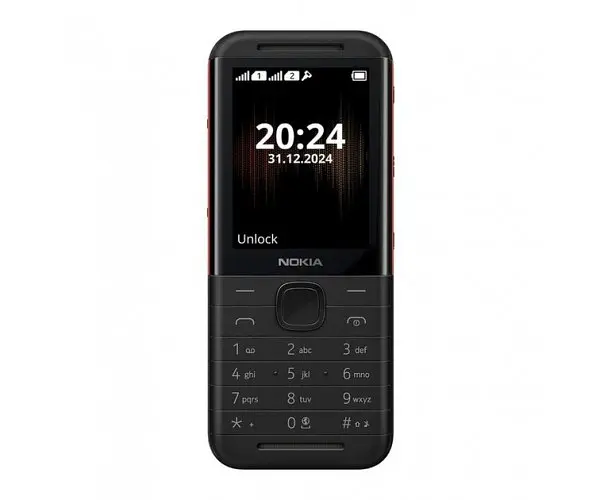 Телефон Nokia 5310 2 sim DS 2024 черно-красный (6438409095114) - фото 4