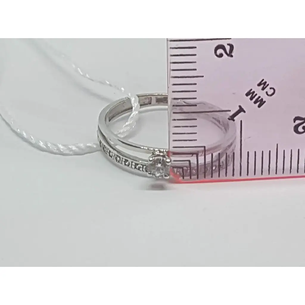 Золоте кільце Родинні коштовності з фіанітами. 111621 18 - фото 5