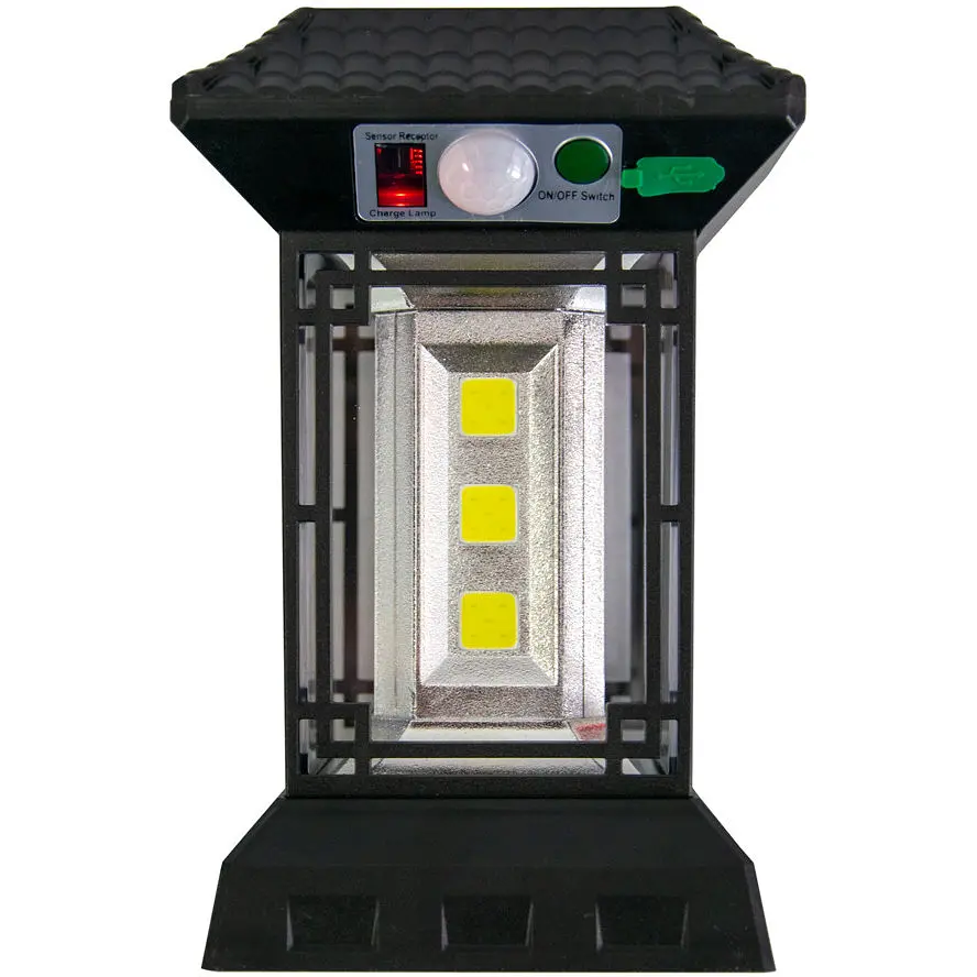 Кемпинговый фонарь на солнечной батарее переносной светильник с пультом Solar Powered Lamp CL-T60 - фото 1