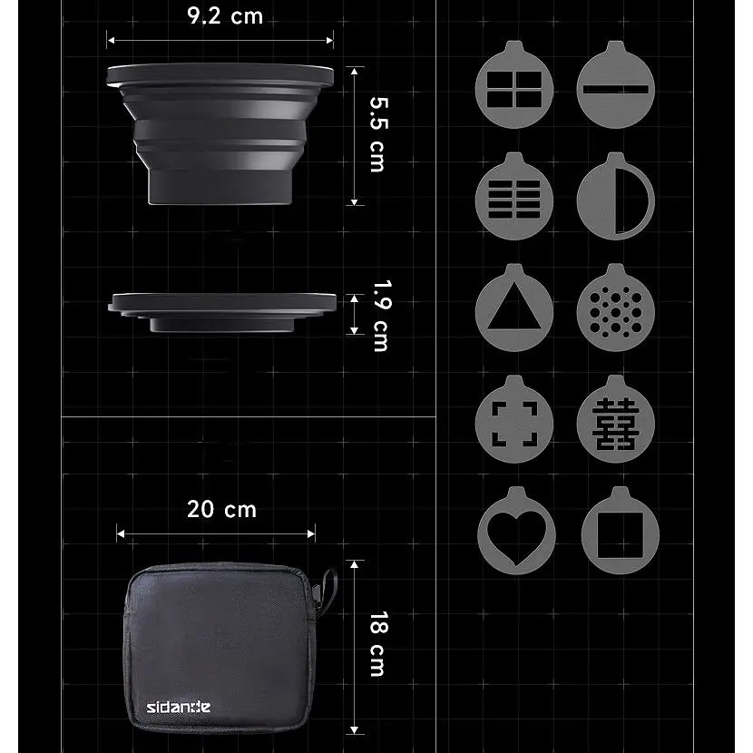 Ліхтар проєкційний SIDANDE L5KS10 10W + Gobo 10шт [168615] - фото 5