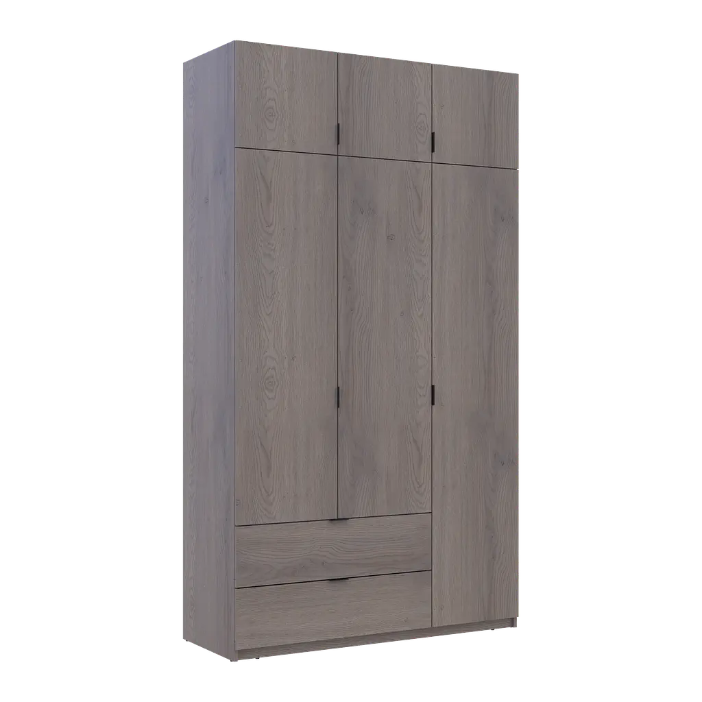 Шафа розпашна для одягу Doros Лукас Канноло/Канноло 3 ДСП 135х50х240 (44900369) - фото 6