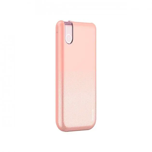 Портативна батарея Powerbank Baseus Thin Version Wireless Charger 10000 mAh PPALL-QY04 Pink - фото 2
