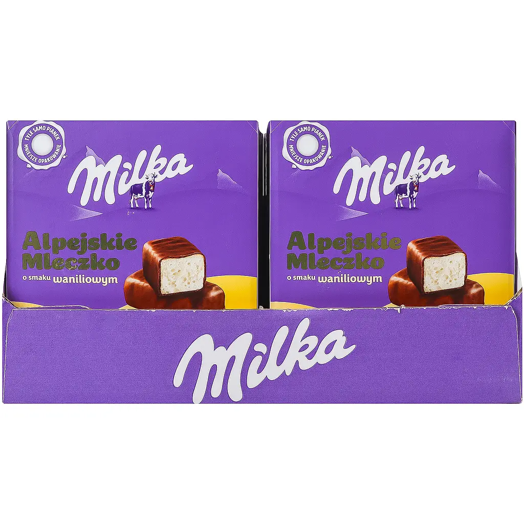 Цукерки Milka зі смаком ванілі глазуровані молочним шоколадом 330 г - фото 7