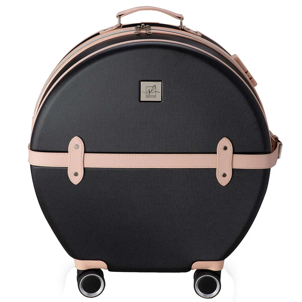 Валіза Semi Line 24" (M) Black/Pink Cream (T5671-3) - фото 4