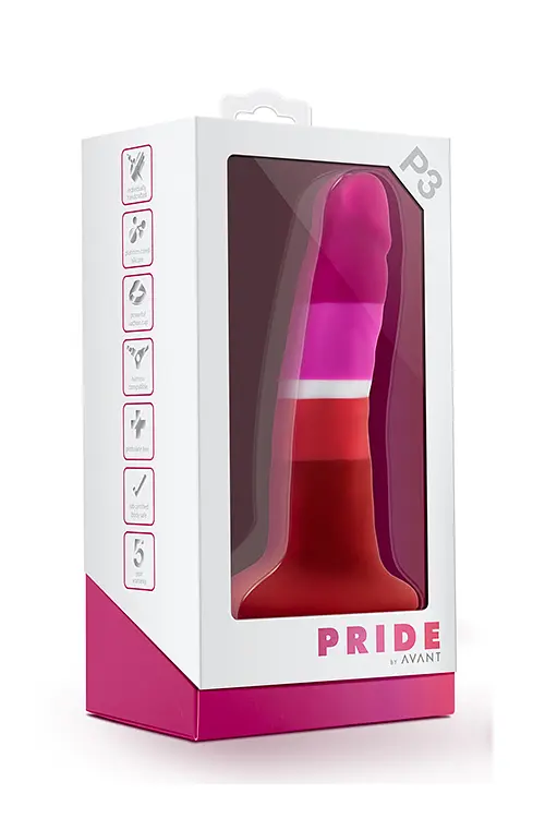 Фалоімітатор Blush Avant Pride P3 13.9 см (мульти) - фото 9