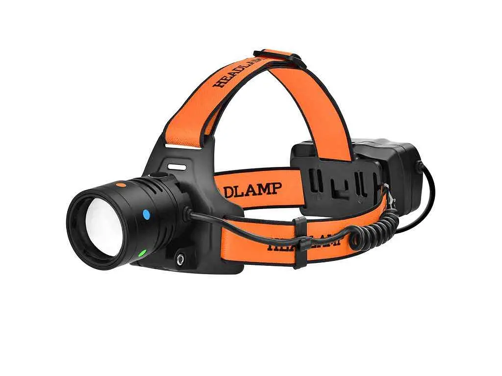 Ліхтар налобний X-BALOG 5000K АКБ 2*18650 NIGHT VISION FLUORESCENCE BL-T210-TG - фото 4