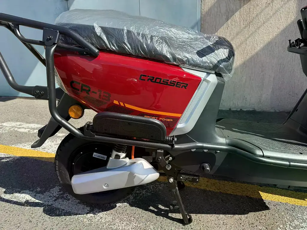 Електроскутер Двомісний Crosser CR13 Pro (2000W, 76,8V/30Ah) Червоний - фото 3