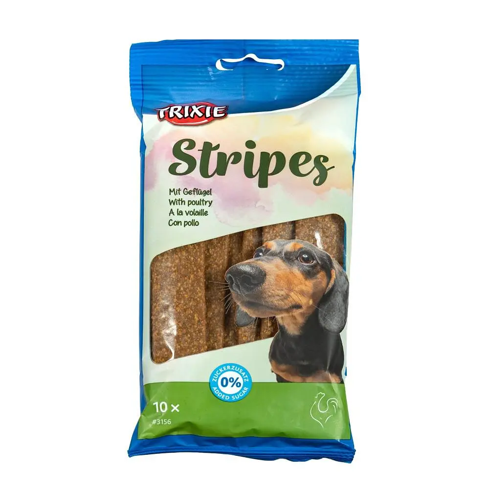 Ласощі для собак Trixie Stripes Light 100 г (курка) - фото 3