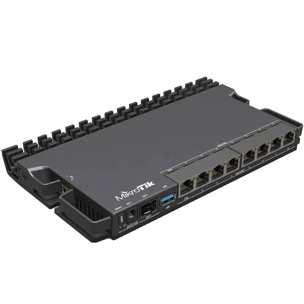 Маршрутизатор Mikrotik RB5009UPr+S+IN, 7х10/100/1000 Ethernet PoE out ports - фото 3