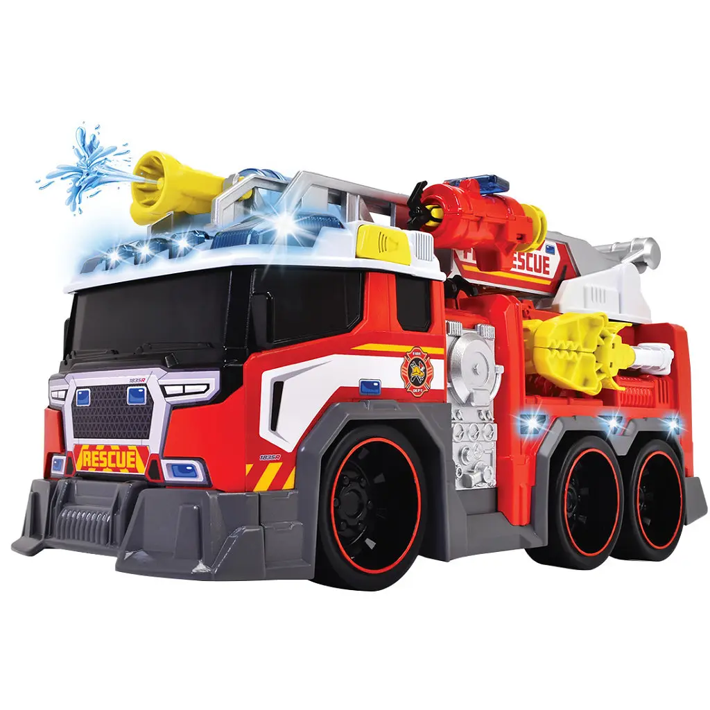 Машинка для дітей Dickie Toys Пожежна машина Борець з вогнем зі звуком та світловими ефектами 46 см (3307000)