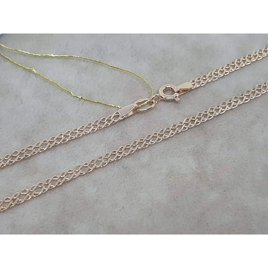 Золотая цепочка Платон (Ромб). 1Ц064/00Б 55 - фото 3