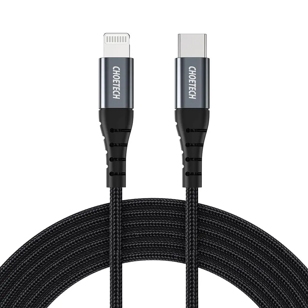 Кабель Choetech IP0041 Black Type-C to Lightning MFI 2m (43-00122) - фото 3