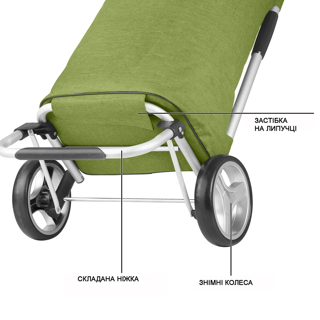 Cумка-візок ShoppingCruiser Foldable Green (650068) - фото 5