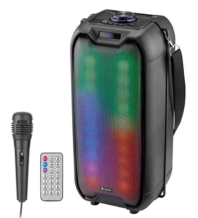 Караоке - блютуз колонка Tracer Rocket TWS Black 16W (TRAGLO46925) - фото 2