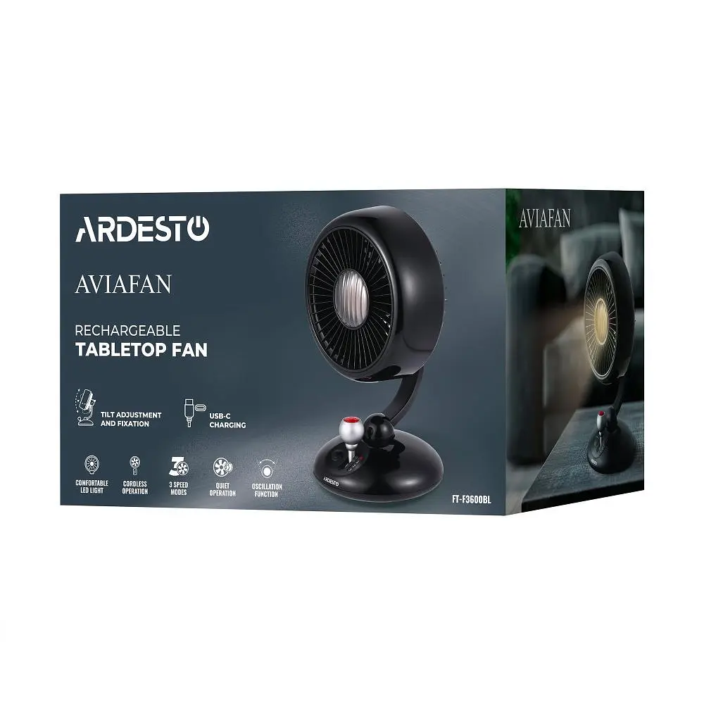 Вентилятор Ardesto AviaFan (FT-F3600BL) - фото 6
