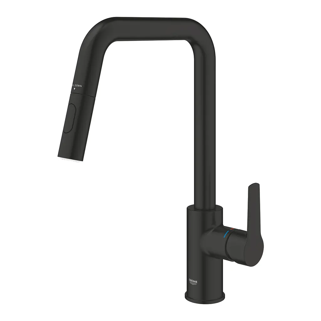 Змішувач для кухні Grohe QuickFix Start 306312430 Чорний матовий - фото 4
