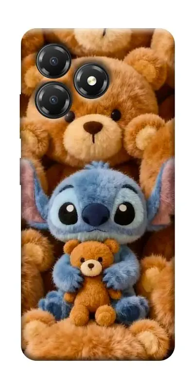 TPU чохол Demsky Stitch teddy bears для ZTE Blade A36