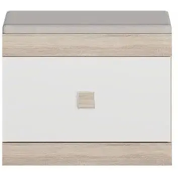 Тумба для обуви Эверест Соната ТО-600, 60х38х45 см дуб сонома/белый (EVR-2210) - фото 3