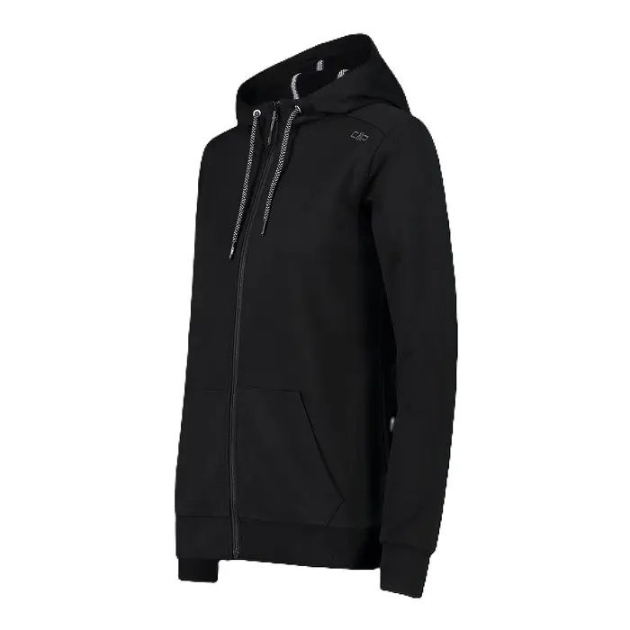 Кофта CMP Woman Jacket Fix Hood Black XS (1097-31D4276-U901 36) - фото 3