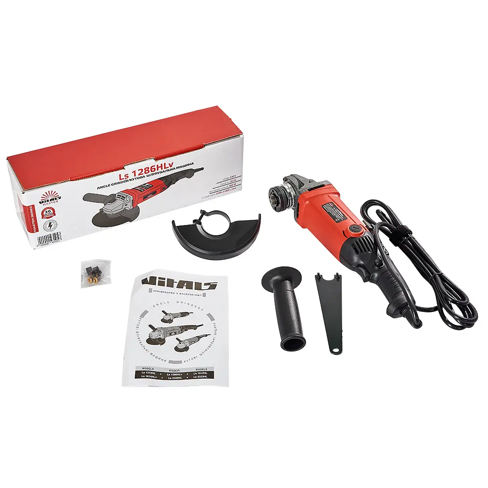 Кутова шліфувальна машина Vitals Master Ls1286HLv (43105) - фото 10