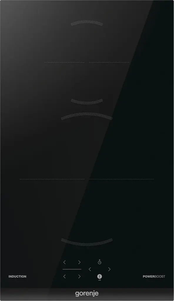 Варильна поверхня індукційна Gorenje 30 см Доміно PowerBoost TouchControl поєднання конфорок чорний - фото 3