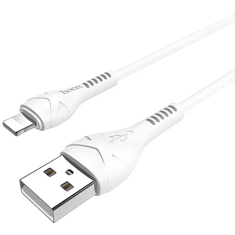 USB Cable Hoco X37 Cool Power Lightning White 1m - фото 2