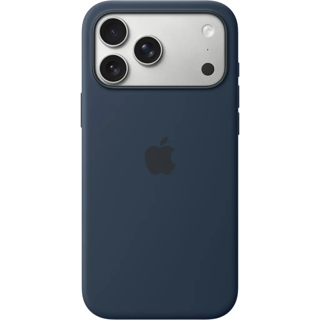 Чохол Silicone Case with Button, Animation & MagSafe для Apple iPhone 17 Pro Max Midnight AAA [153247] - фото 2
