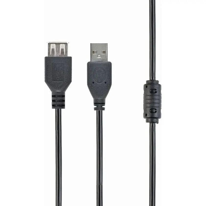 Кабель-подовжувач Cablexpert USB 2.0 AM/AF 3м ferrit (CCF-USB2-AMAF-10) - фото 2
