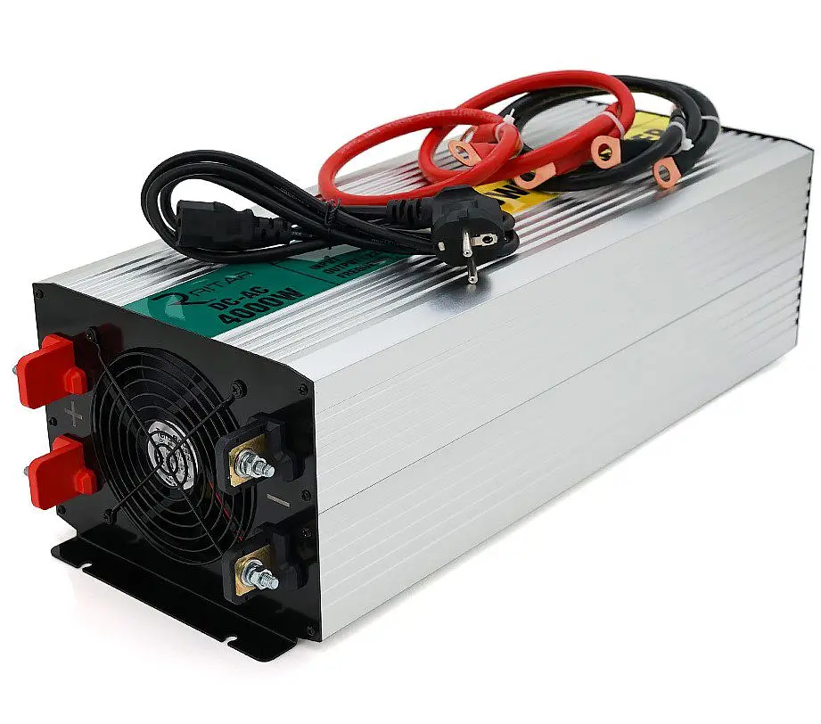 Инвертор напряжения 12/220V Ritar RSCU4000 4000Вт с правильной синусоидой, встроенное зарядное - фото 2