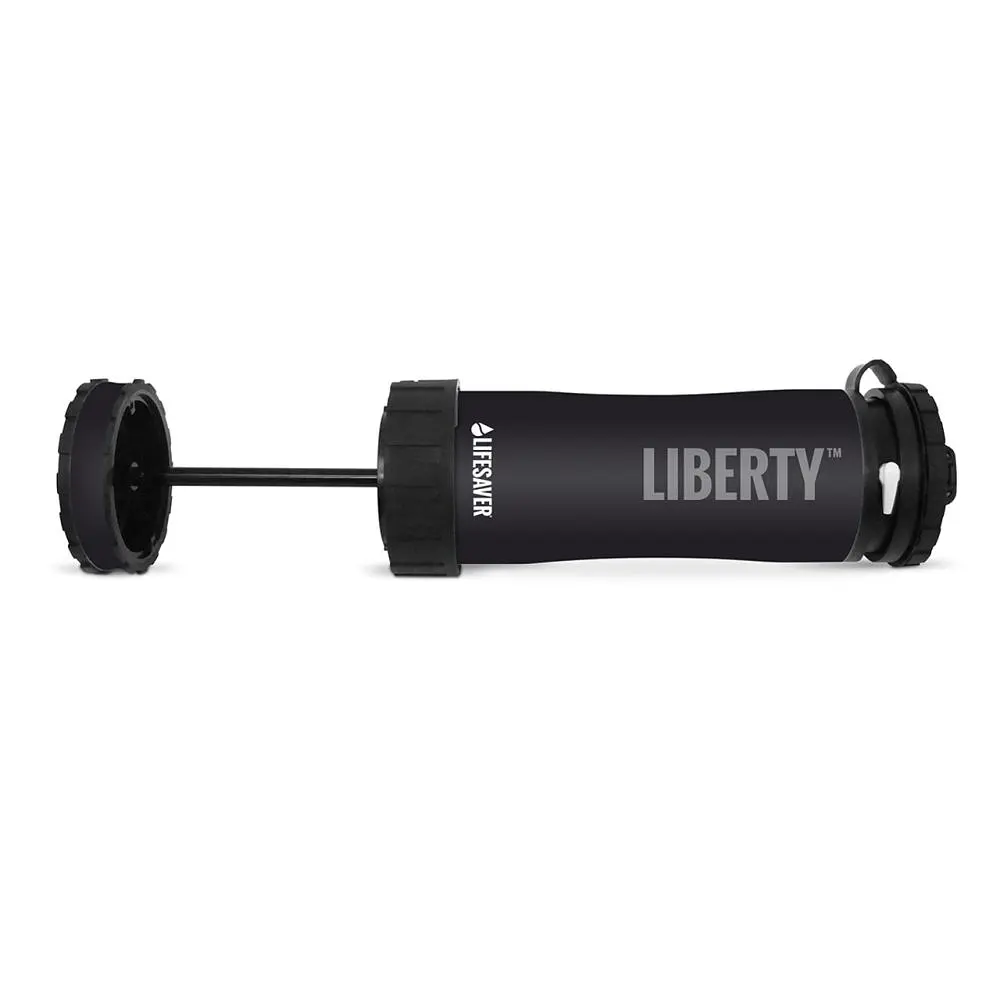 Портативна пляшка для очищення води LifeSaver Liberty Black 0.4l (99-00014021) - фото 3