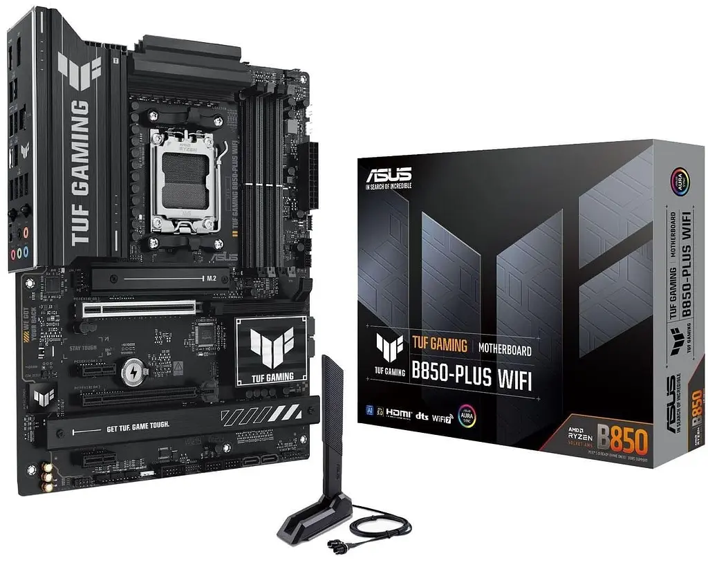 Материнська плата ASUS TUF GAMING B850-PLUS WIFI (TUF GAMING B850-PLUS WIFI) (Socket AM5, AMD B850, ATX) - фото 10