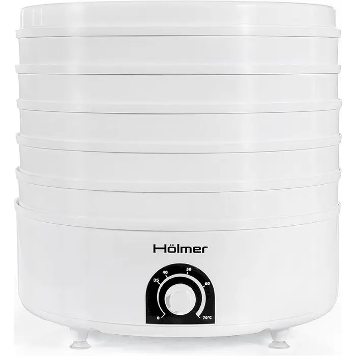 Сушилка для овощей и фруктов Holmer HFD-51W 520 Вт White - фото 2
