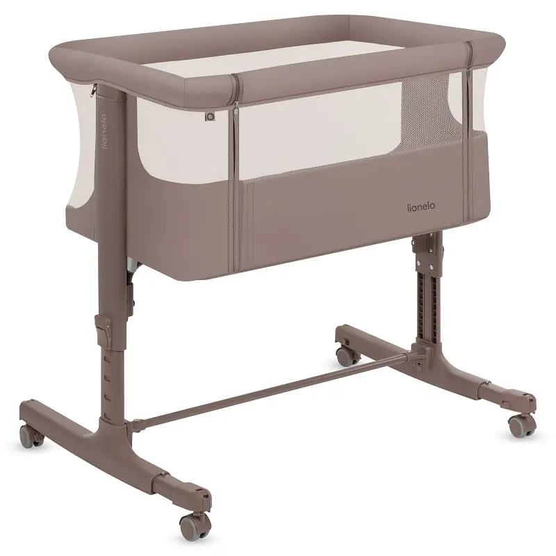 Приставная кроватка Lionelo Aurora 3 в 1 Beige Taupe (LO-AURORA BEIGE TAUPE) - фото 2