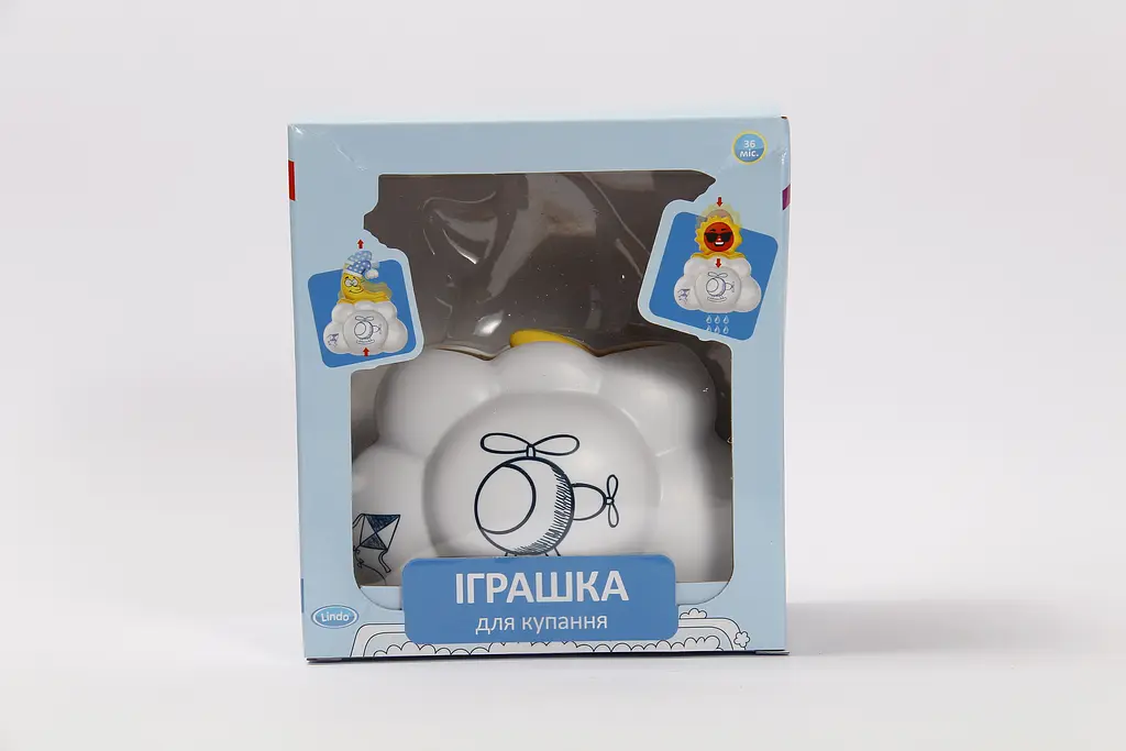 Іграшка для купання Lindo Хмаринка-зірка (8366-50A) - фото 3