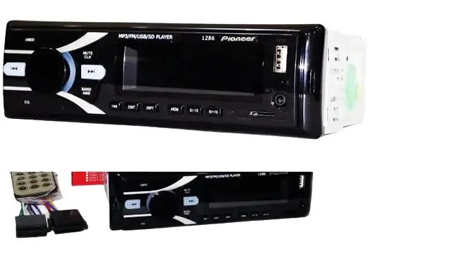 Автомагнитола XPRO 1286 1DIN USB 2.0 порт microSD слот черный (LP-90996_462) - фото 3