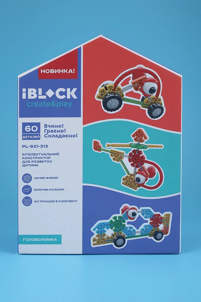 Конструктор дитячий IBLOCK PL-921-313 Різнокольоровий (2000989432838) shop (2000989432838) - фото 2