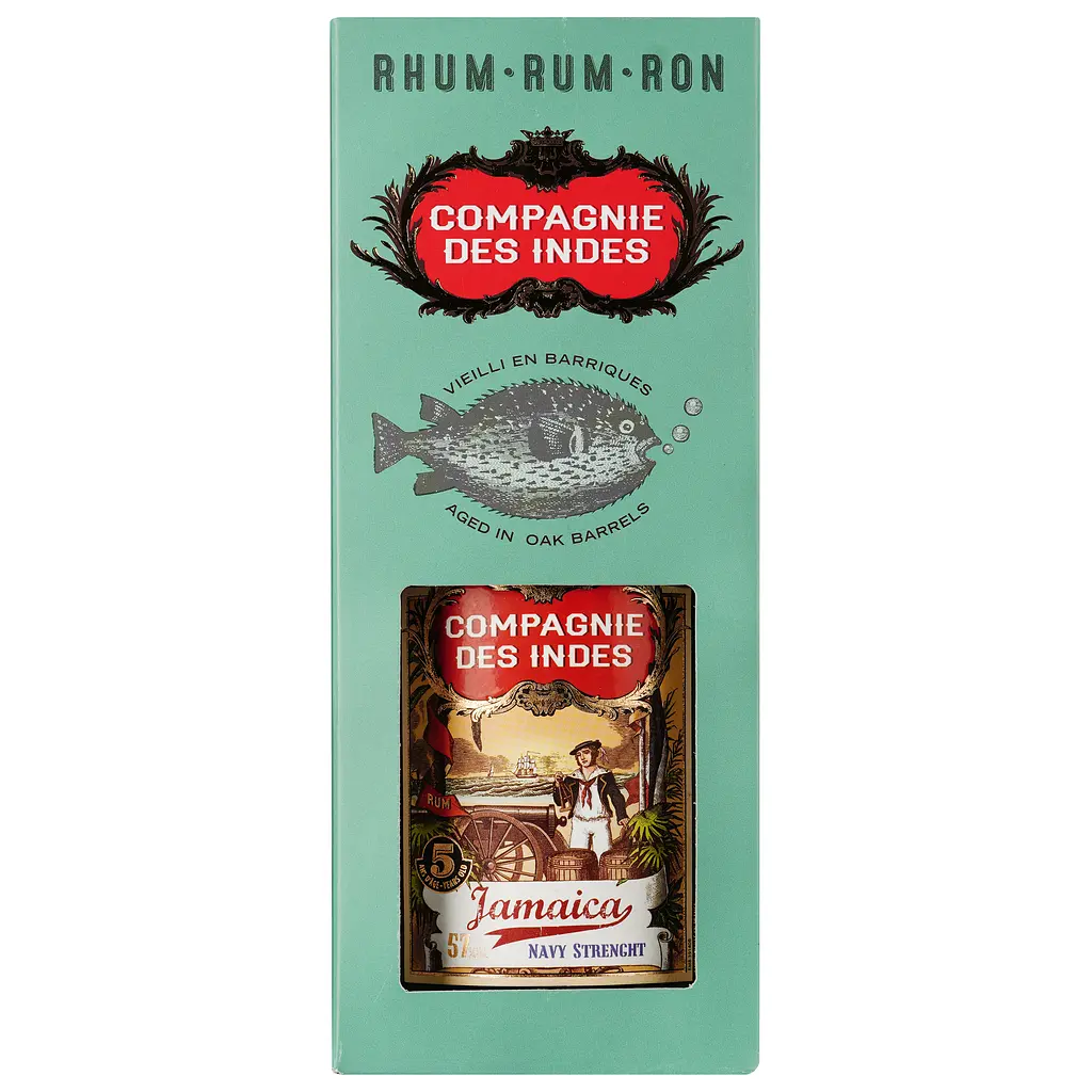 Ром Compagnie des Indes Blend Jamaica 5 yo, 57%, 0,7 л - фото 4