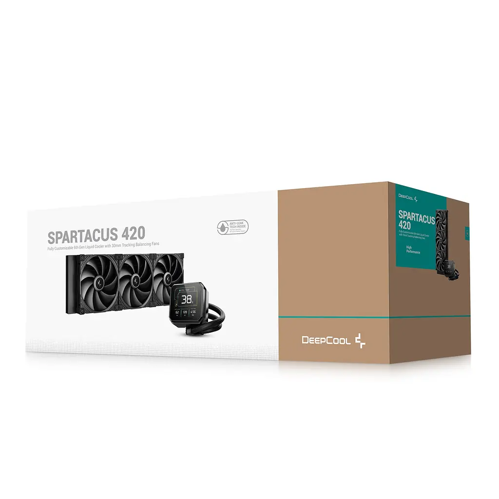 Система водяного охолодження DeepCool Spartacus 420 Black (R-SPT420-BKDSMP-G-1) - фото 8
