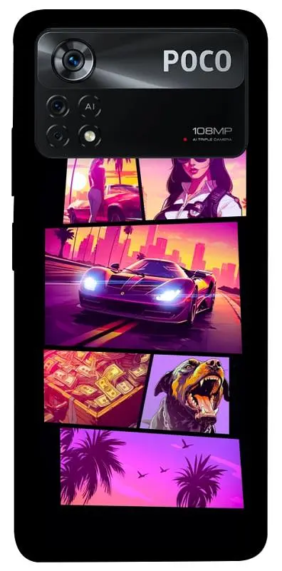 TPU чохол Demsky GTA vibes для Xiaomi Poco X4 Pro 5G