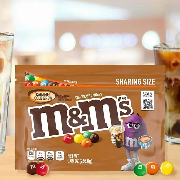 Драже M&M`s Caramel Cold Brew Chocolate Candy 256,6 g - фото 4