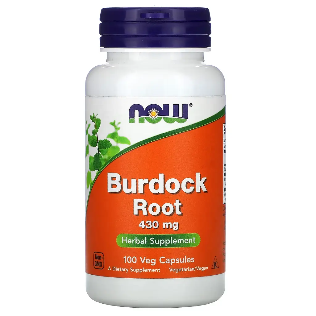 Корінь Лопуха Burdock Root 430 мг - 100 вег. капсул