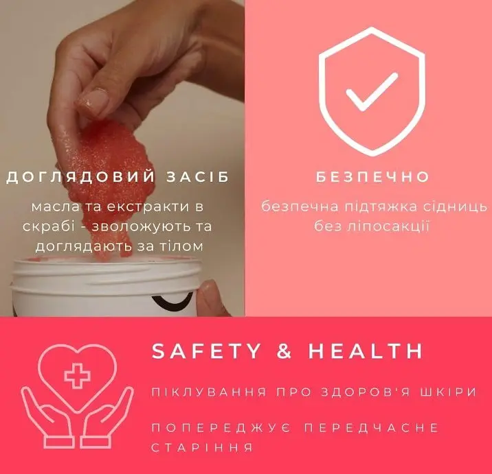 Грейпфрутовый антицеллюлитный скраб для тела с активным компонентом HotFlux Grapefruit scrub RoBeauty 550 г - фото 6