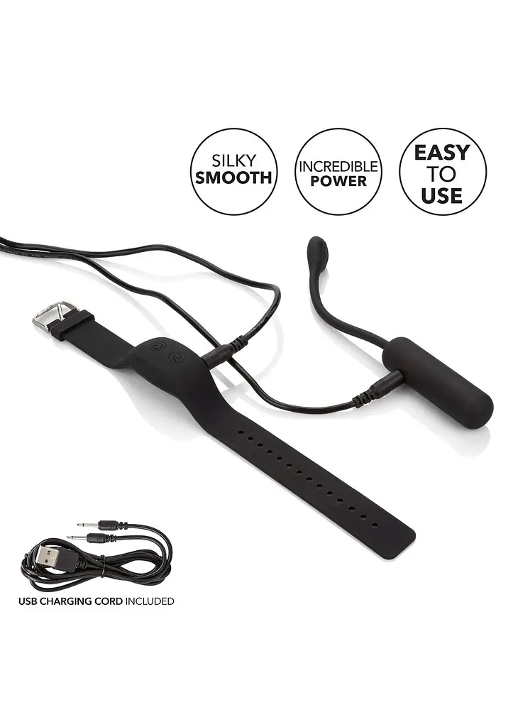 Віброяйце Calexotics Remote Petite Bullet 7 см (чорний) - фото 4