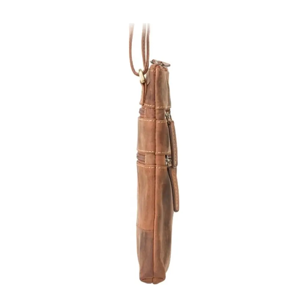Сумка Visconti 18606 Slim Bag Oil Tan (18606 OIL TAN) - фото 3