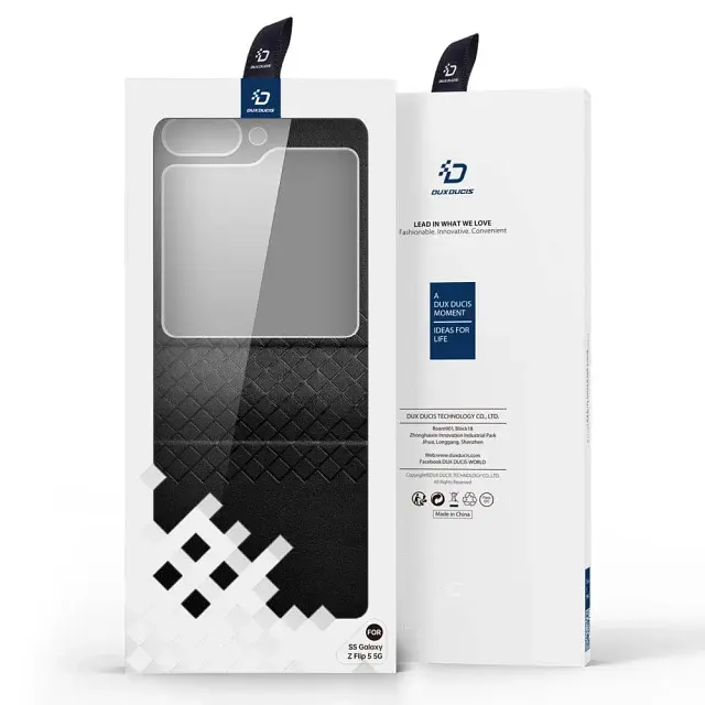 Чохол для смартфона DUX DUCIS Bril for Samsung Flip 5 Black - фото 5