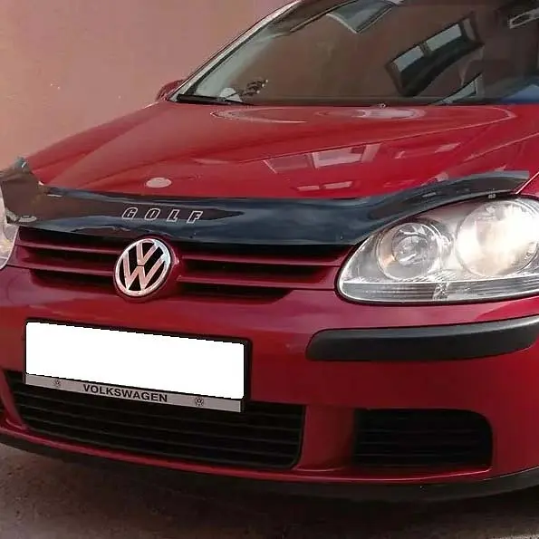 Дефлектор капота мухобійка Volkswagen Golf V 2003-2010 Voron Glass - фото 5