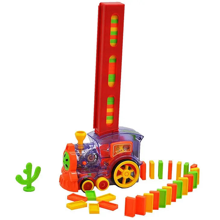 Дитяча іграшка Потяг Доміно на Батарейках Domino Train - фото 4