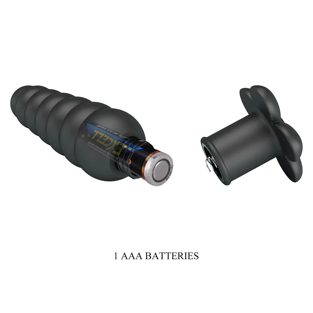 Анальна пробка Pretty Love Imron 11 см (чорний) - фото 13