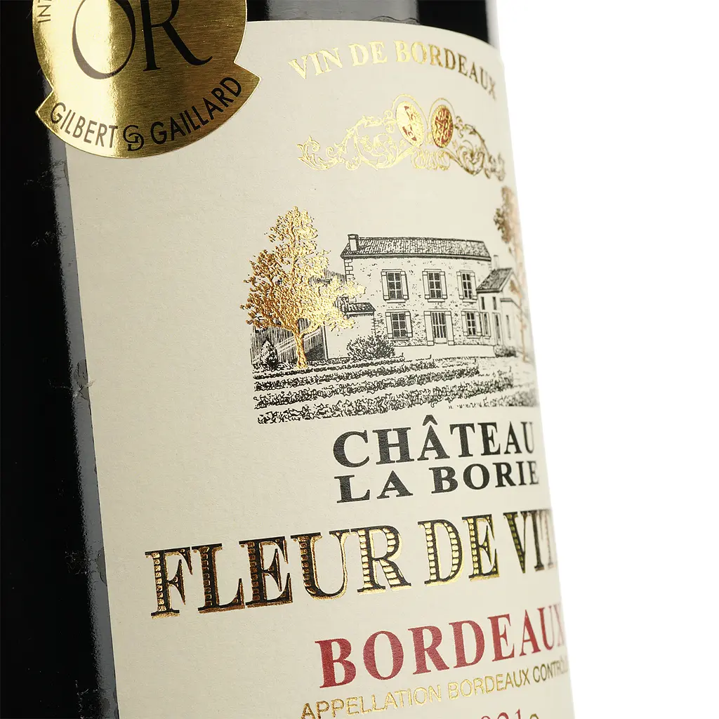 Вино Chateau la Borie Fleur de Vitrac 2021 AOP Bordeaux красное сухое 0.75 л - фото 3